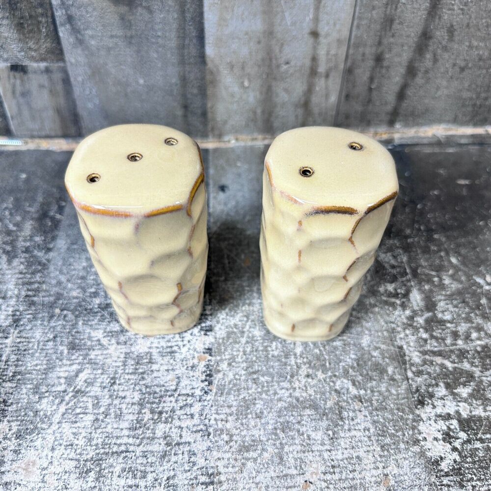 Sango Continental Beige Salt & Pepper 7376042 UNUSED